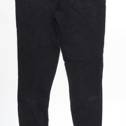 Denim & Co. Womens Grey Cotton Blend Jegging Jeans Size 10 L29 in Regular