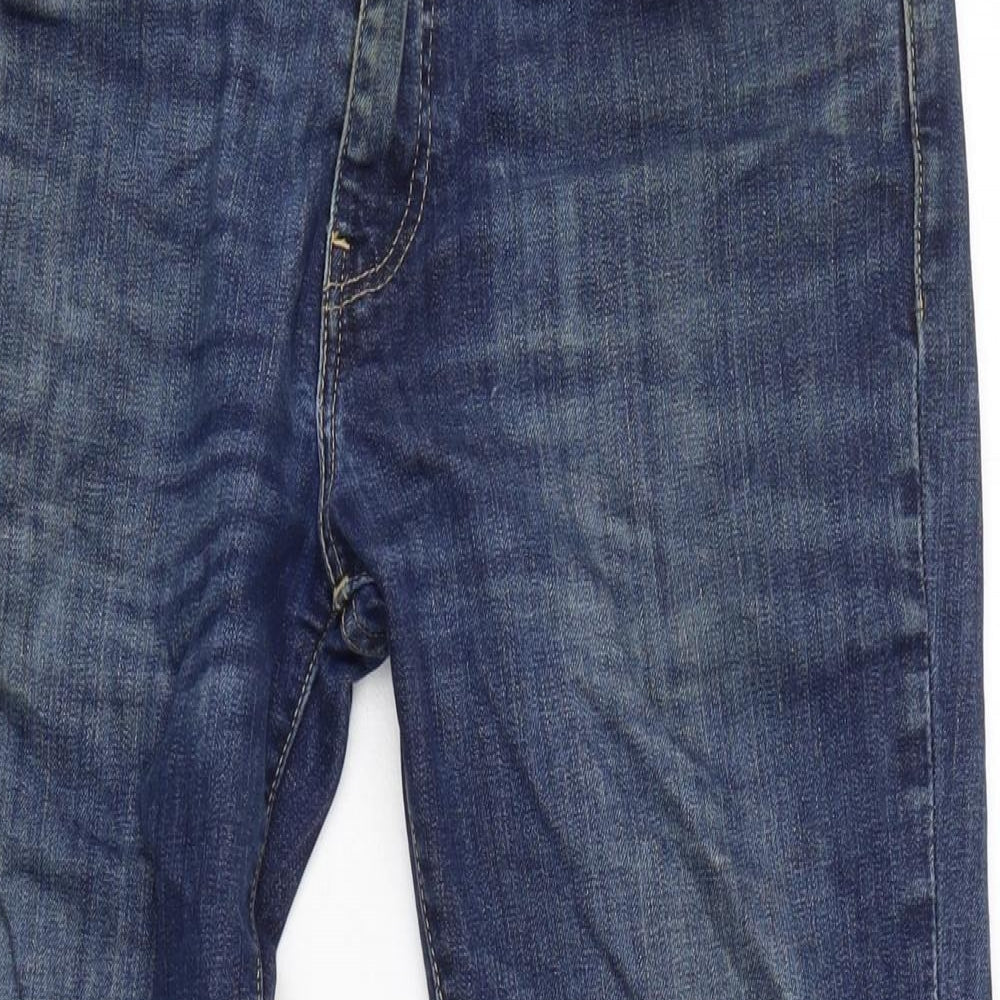 Levis Mens Blue Cotton Blend Straight Jeans Size 32 in L30 in Regular Zip