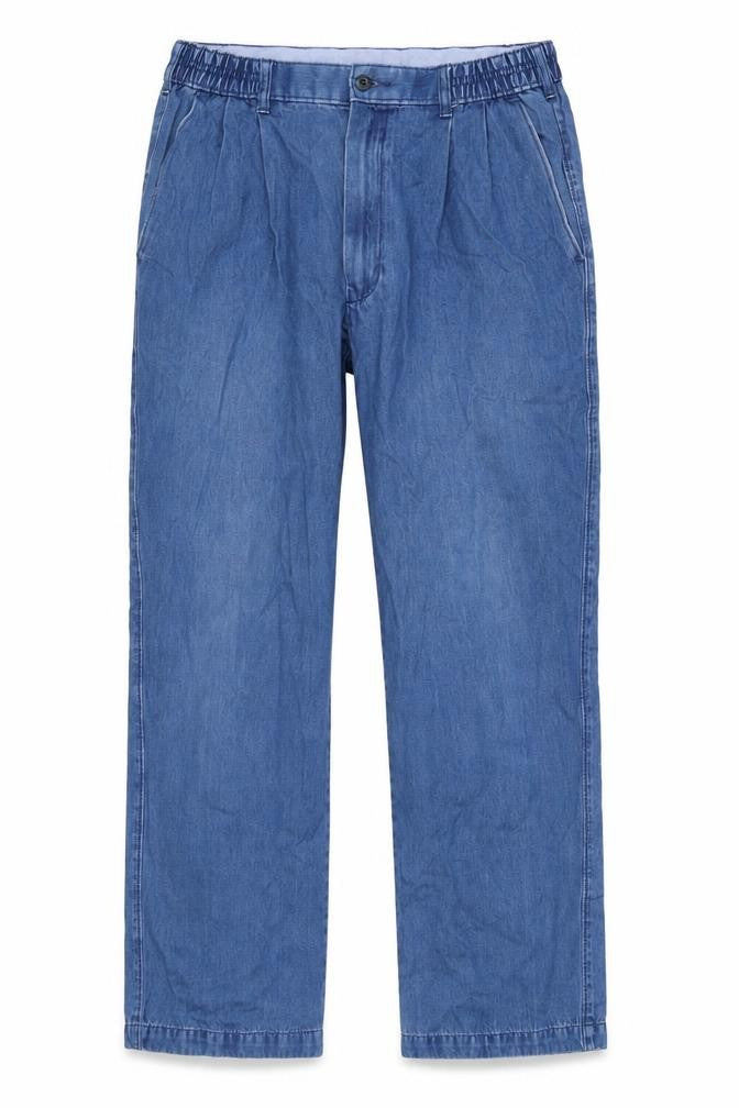 Blue Harbour Mens Blue Cotton Straight Jeans Size 30 in L26 in Regular Zip