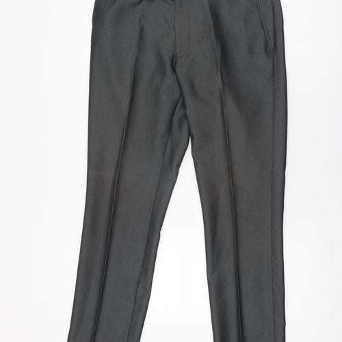 Ventuno 21 Mens Grey Polyester Dress Pants Trousers Size 32 in L28 in Regular Zip