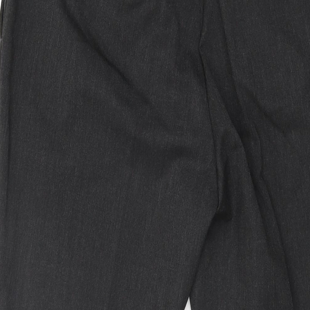 Topman Mens Grey Polyester Trousers Size 32 in L30 in Regular Zip