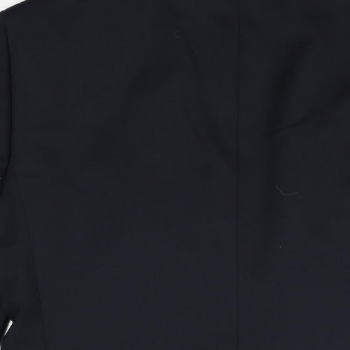 Greenwoods Mens Blue Wool Jacket Suit Jacket Size 38 Regular