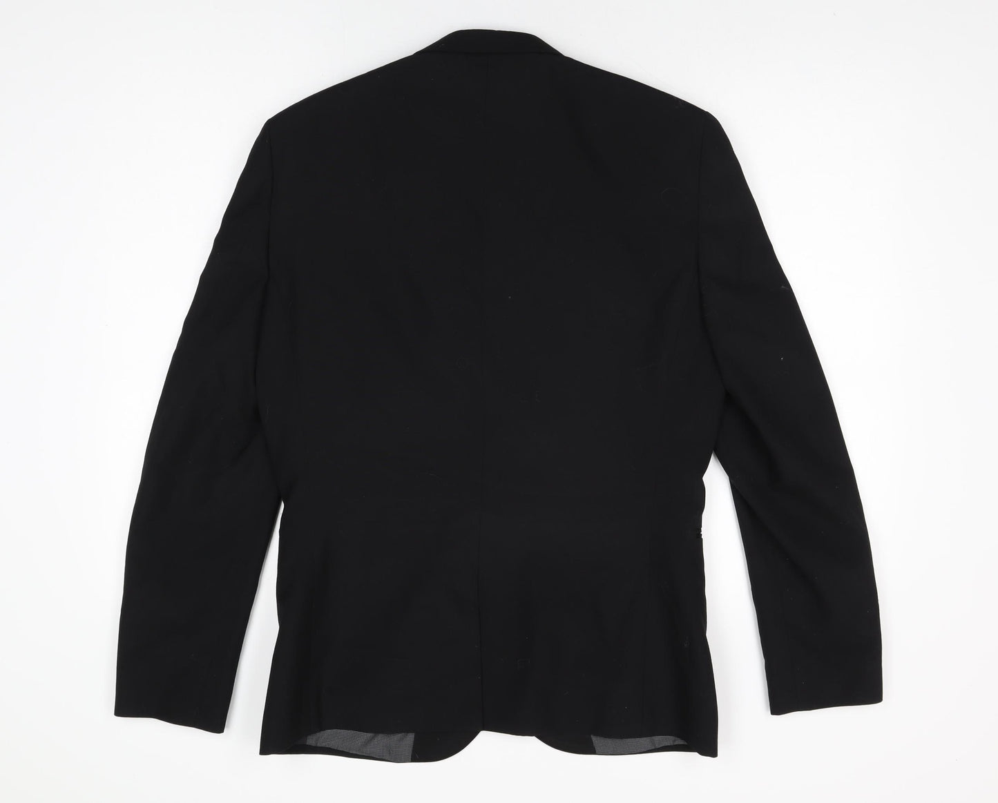 NEXT Mens Black Wool Jacket Suit Jacket Size 40 Regular