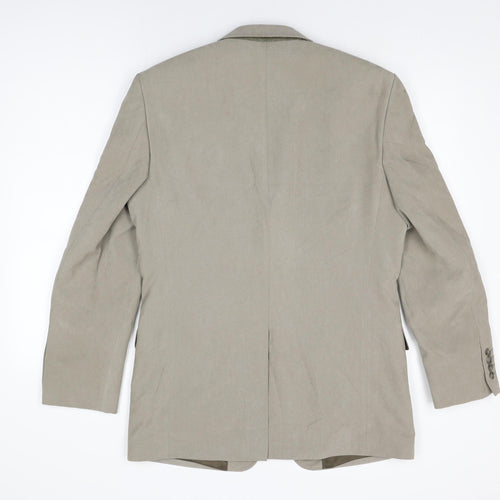 Marks and Spencer Mens Beige Viscose Jacket Suit Jacket Size 38 Regular
