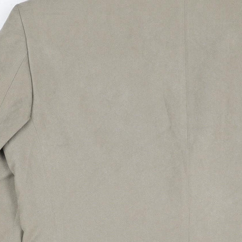 Marks and Spencer Mens Beige Viscose Jacket Suit Jacket Size 38 Regular
