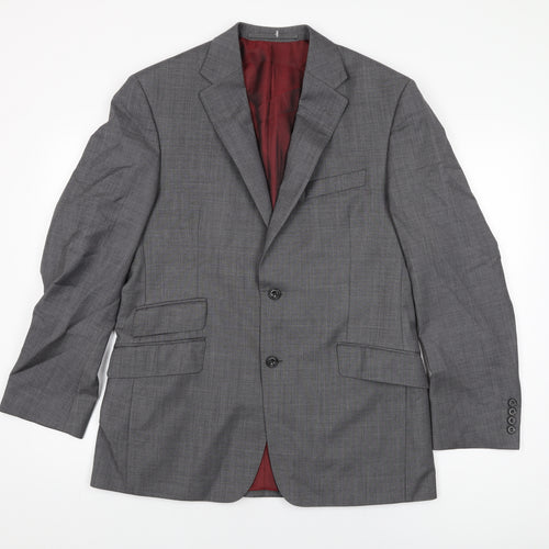 Marks and Spencer Mens Grey Wool Jacket Suit Jacket Size 40 Regular