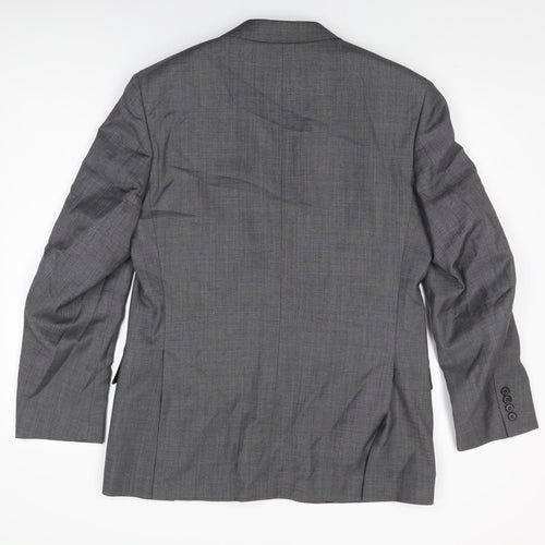 Marks and Spencer Mens Grey Wool Jacket Suit Jacket Size 40 Regular