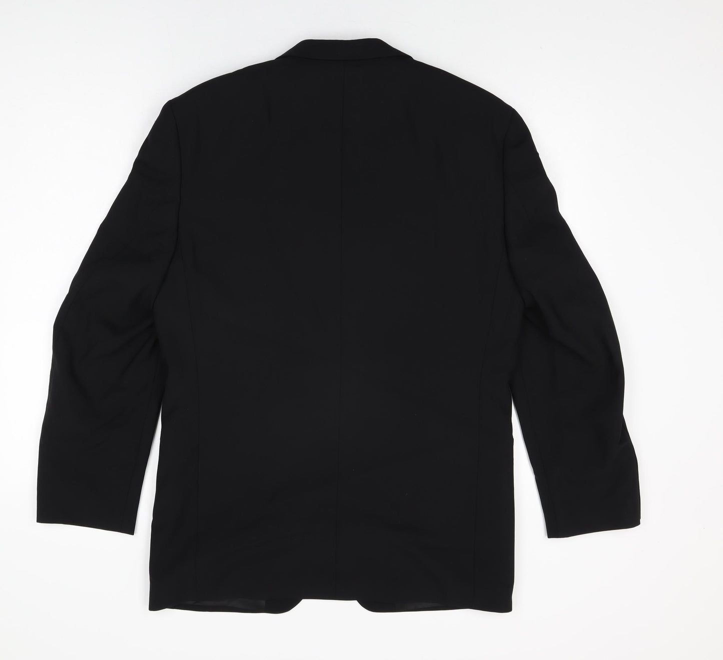 Hugo James Mens Black Wool Jacket Suit Jacket Size 36 Regular