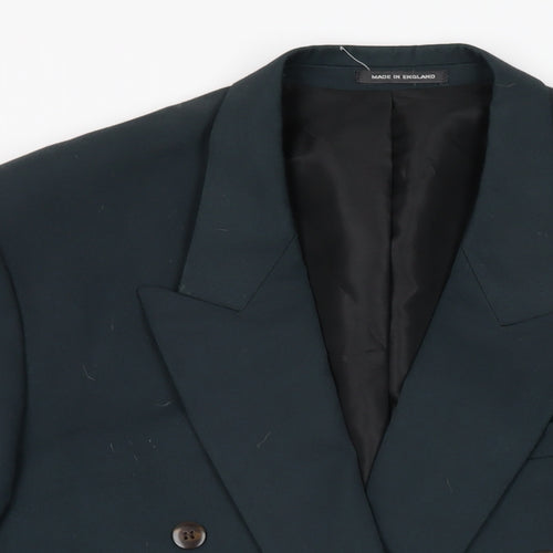 Lincroft Mens Green Polyester Jacket Suit Jacket Size 40 Regular