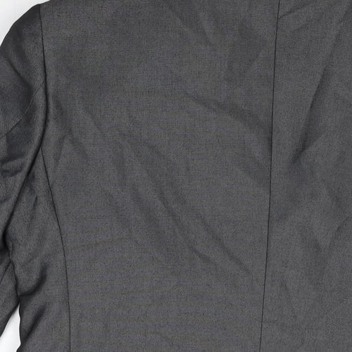 Marks and Spencer Mens Grey Polyester Jacket Suit Jacket Size 38 Regular