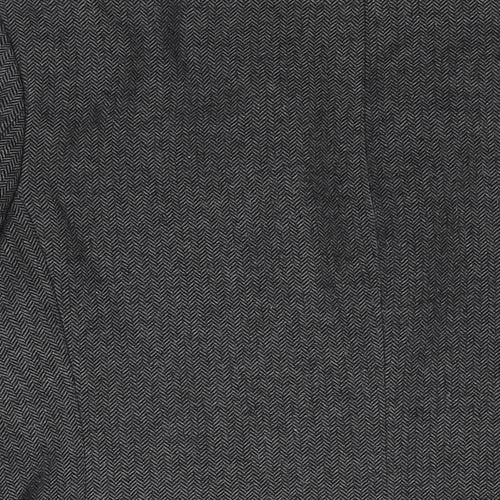 Red Herring Mens Grey Wool Jacket Suit Jacket Size 44 Regular
