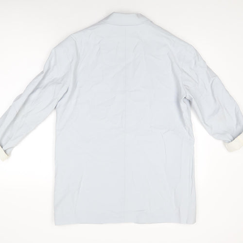 H&M Womens Blue Jacket Blazer Size XS Button