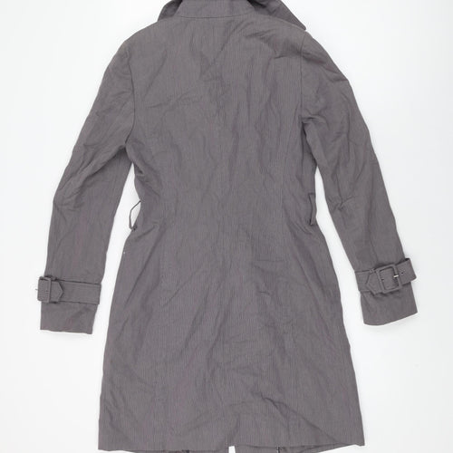 Espirit Womens Purple Overcoat Coat Size 10 Button