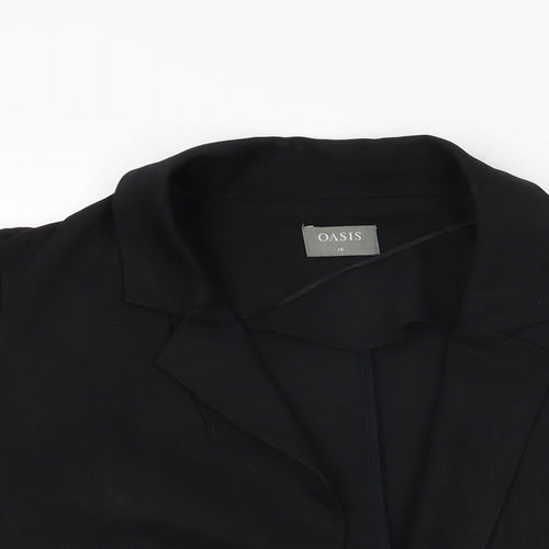 Oasis Womens Black Jacket Size 10