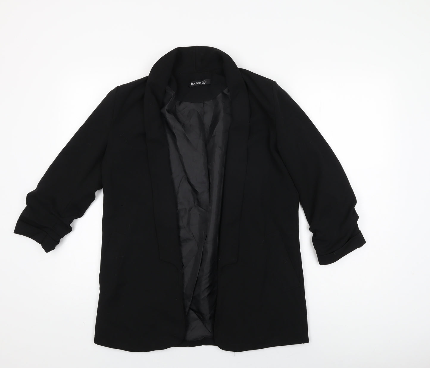 Boohoo Womens Black Jacket Blazer Size 10