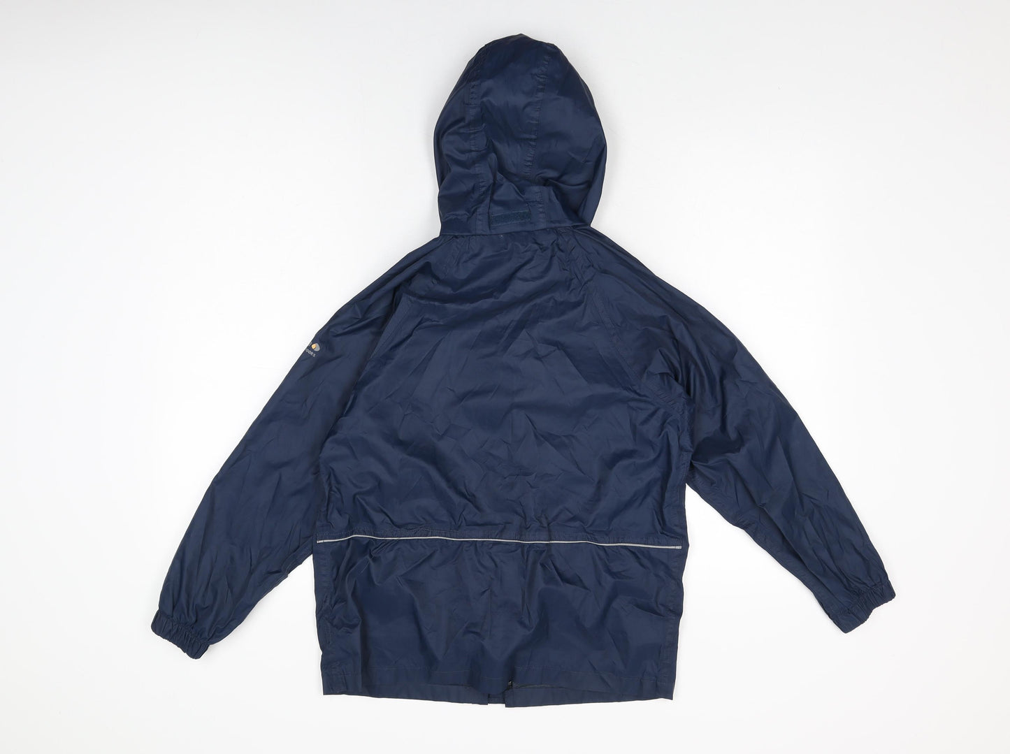 Regatta Boys Blue Rain Coat Coat Size 9-10 Years Zip