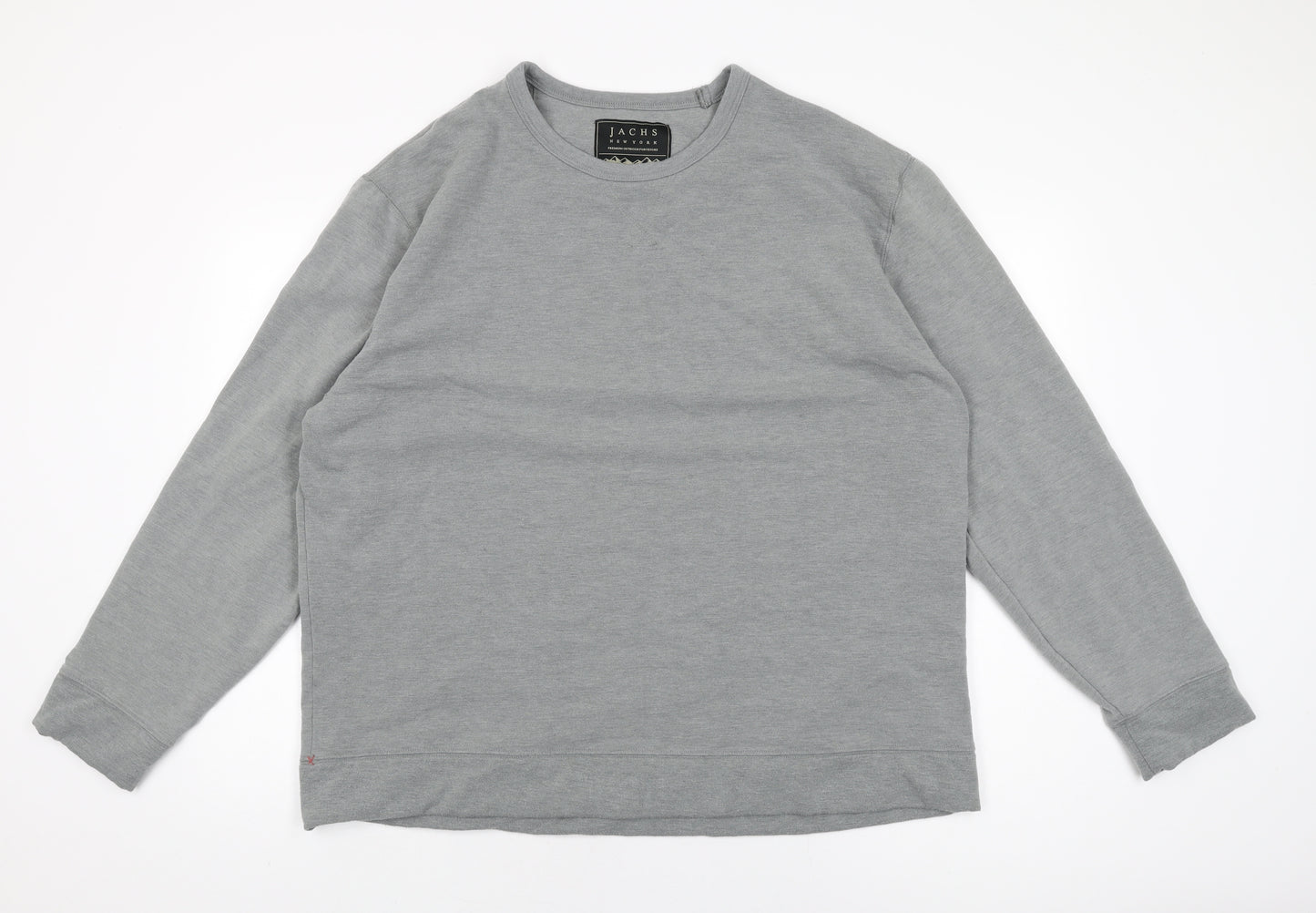 JACHS Mens Grey Polyester Pullover Sweatshirt Size 2XL