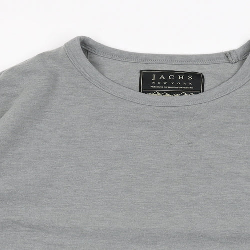 JACHS Mens Grey Polyester Pullover Sweatshirt Size 2XL