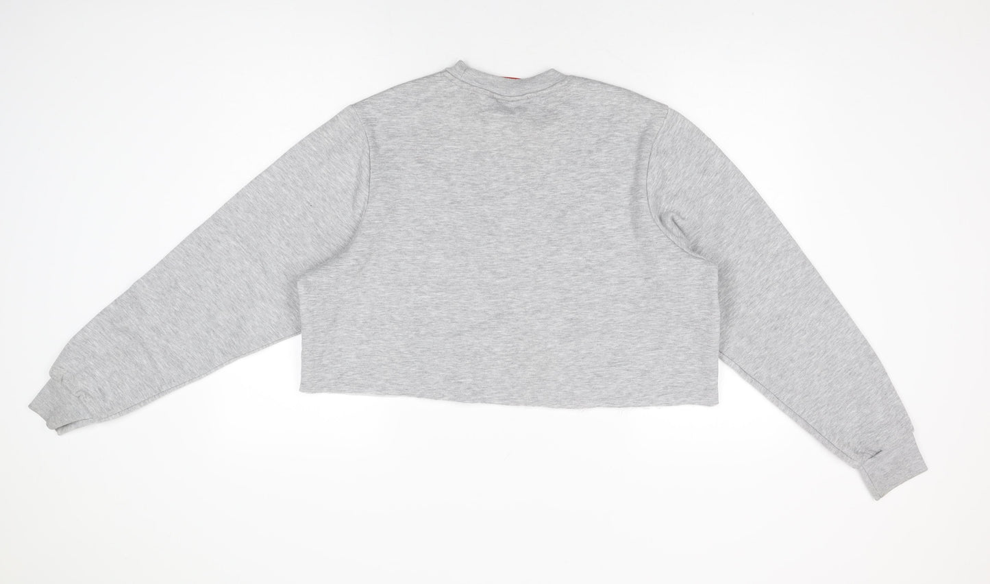 Slazenger Womens Grey Polyester Pullover Sweatshirt Size L Pullover