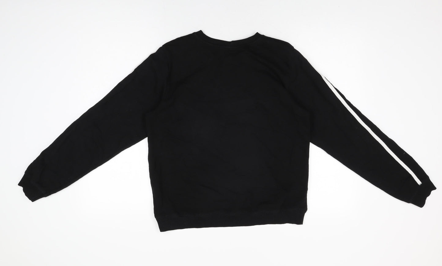 ASOS Womens Black Cotton Pullover Sweatshirt Size 10 Pullover