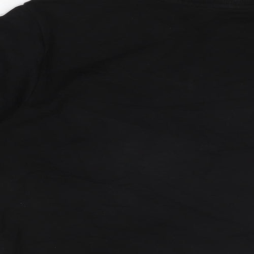 ASOS Womens Black Cotton Pullover Sweatshirt Size 10 Pullover