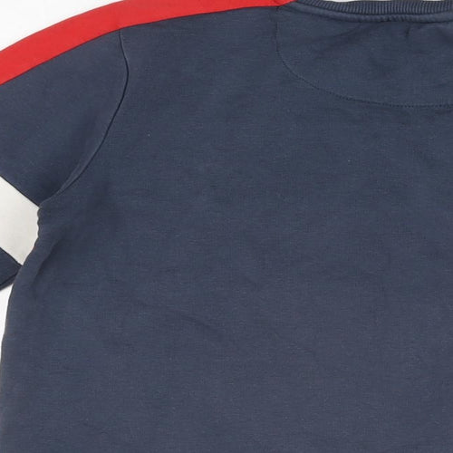 URBN-DEPT Boys Red Cotton Pullover Sweatshirt Size 13 Years Pullover