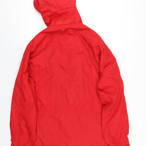 Helly Hansen Mens Red Rain Coat Coat Size XL Zip