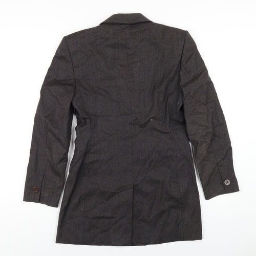 Marks and Spencer Womens Grey Wool Jacket Blazer Size 8