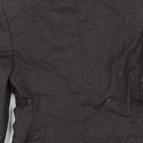 Marks and Spencer Womens Grey Wool Jacket Blazer Size 8