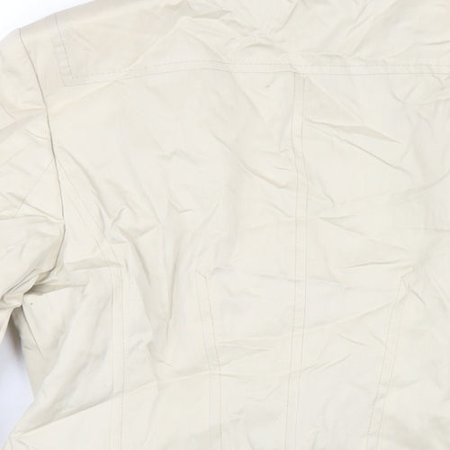 Jobis Womens Beige Jacket Blazer Size 12 Button