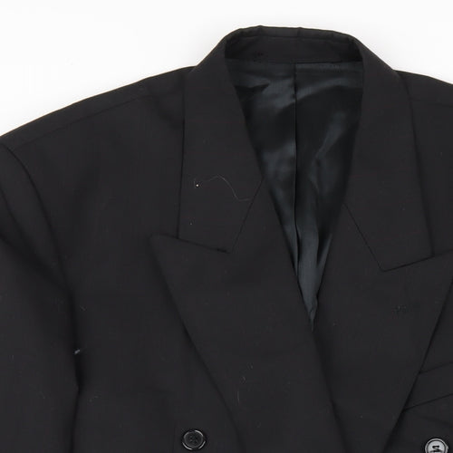 Horne Brothers Mens Black Polyester Jacket Blazer Size 42 Regular