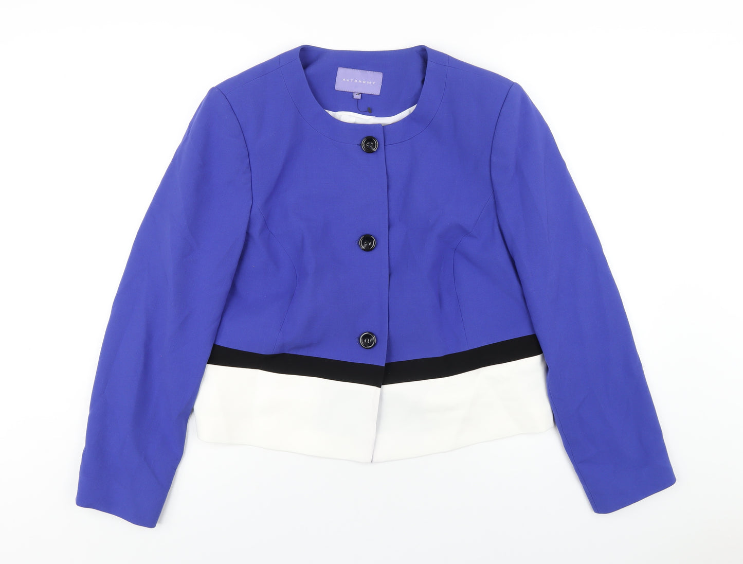 Autonomy Womens Blue Jacket Size 20 Button