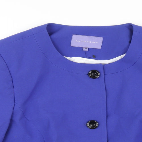 Autonomy Womens Blue Jacket Size 20 Button