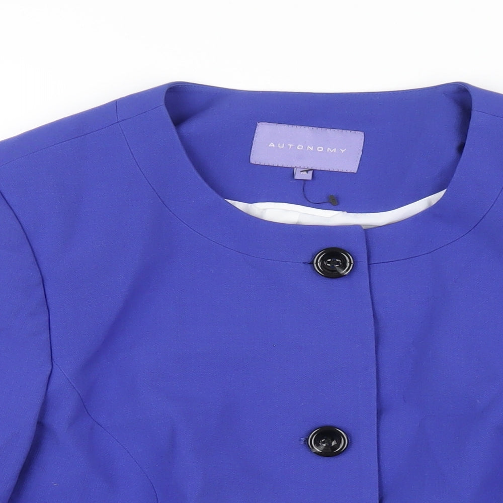 Autonomy Womens Blue Jacket Size 20 Button