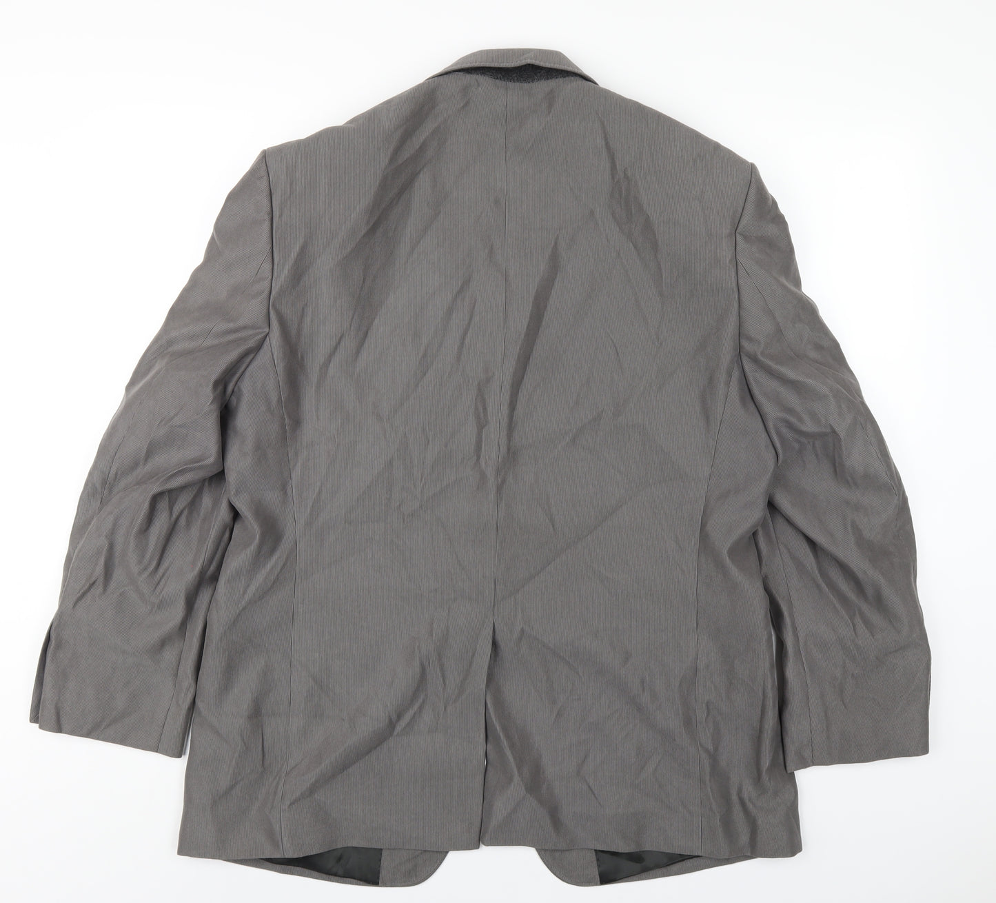 Marks and Spencer Mens Grey Polyester Jacket Blazer Size 42 Regular