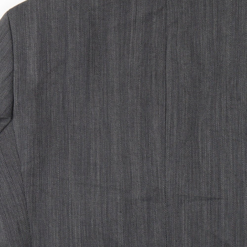 Van Gils Mens Grey Wool Jacket Blazer Size 40 Regular