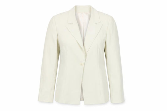 Front view of Roman women’s green polyester jacket blazer, size UK 14