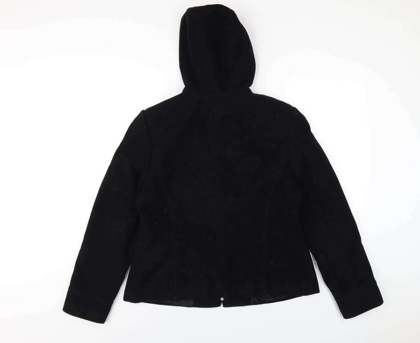 Dorothy Perkins Womens Black Jacket Coat Size 14 Zip