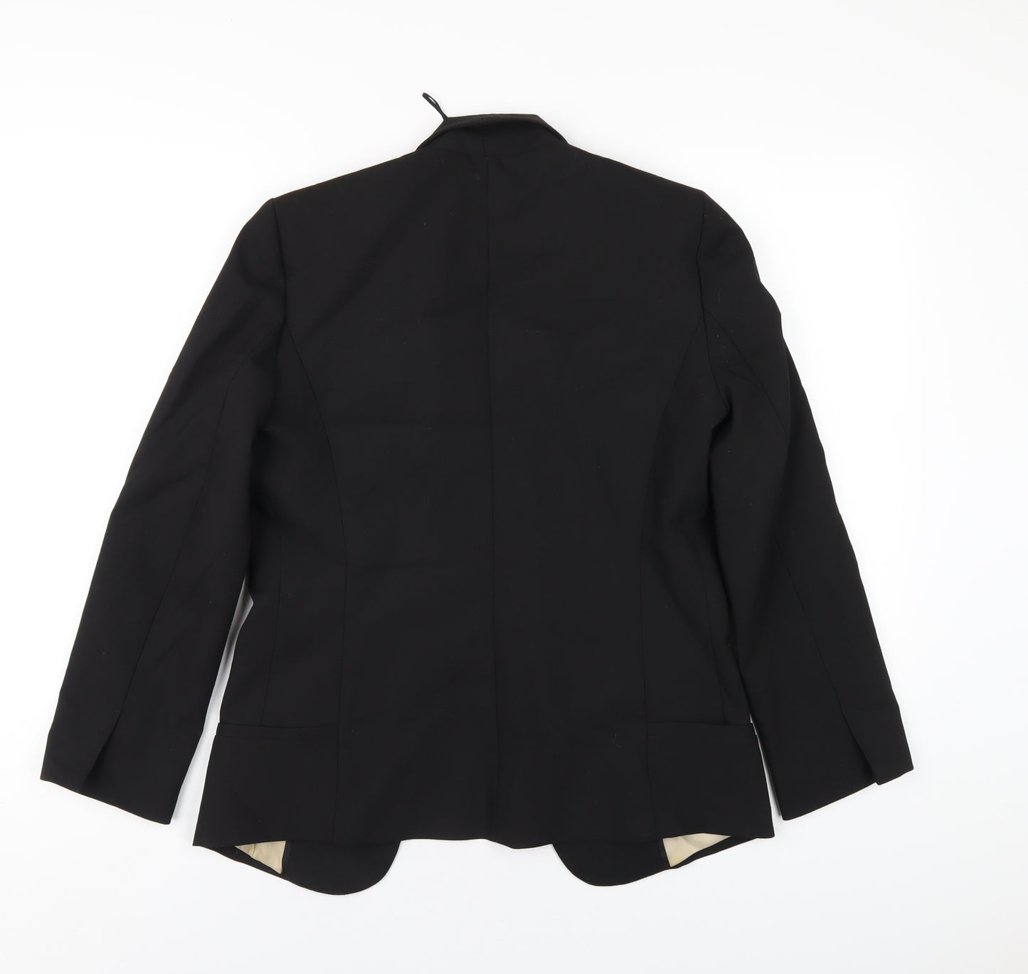 Mango Womens Black Polyester Jacket Blazer Size S