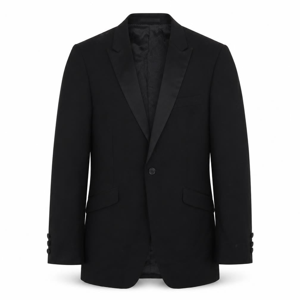 ONESIX5IVE5ive Mens Black Polyester Jacket Blazer Size 38 Regular