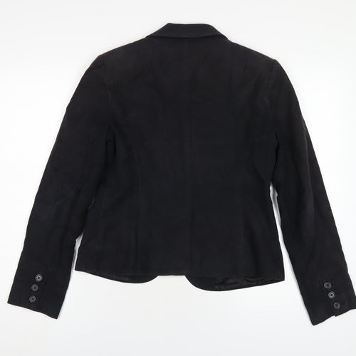 Gap Womens Black Jacket Blazer Size 12 Button