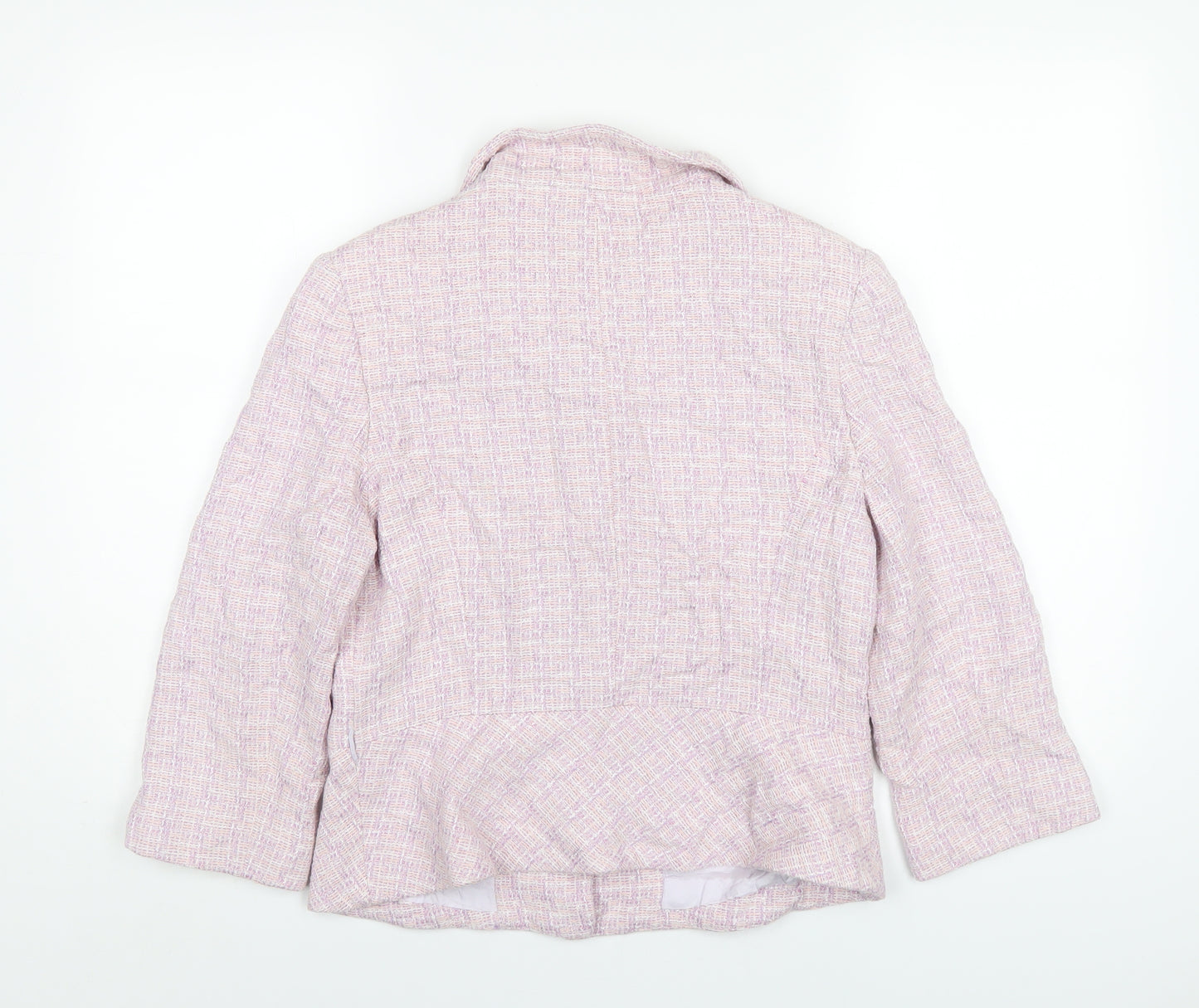 Kaliko Womens Purple Jacket Coat Size 14 Button