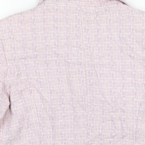 Kaliko Womens Purple Jacket Coat Size 14 Button