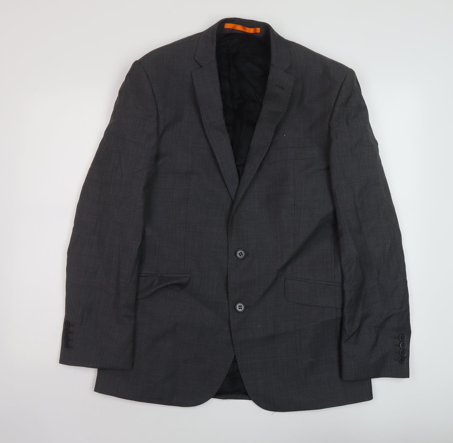 Ben Sherman Mens Grey Viscose Jacket Suit Jacket Size 40 Regular