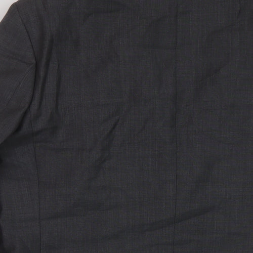 Ben Sherman Mens Grey Viscose Jacket Suit Jacket Size 40 Regular