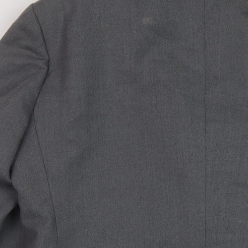 John Collier Mens Grey Wool Jacket Suit Size 40 Regular