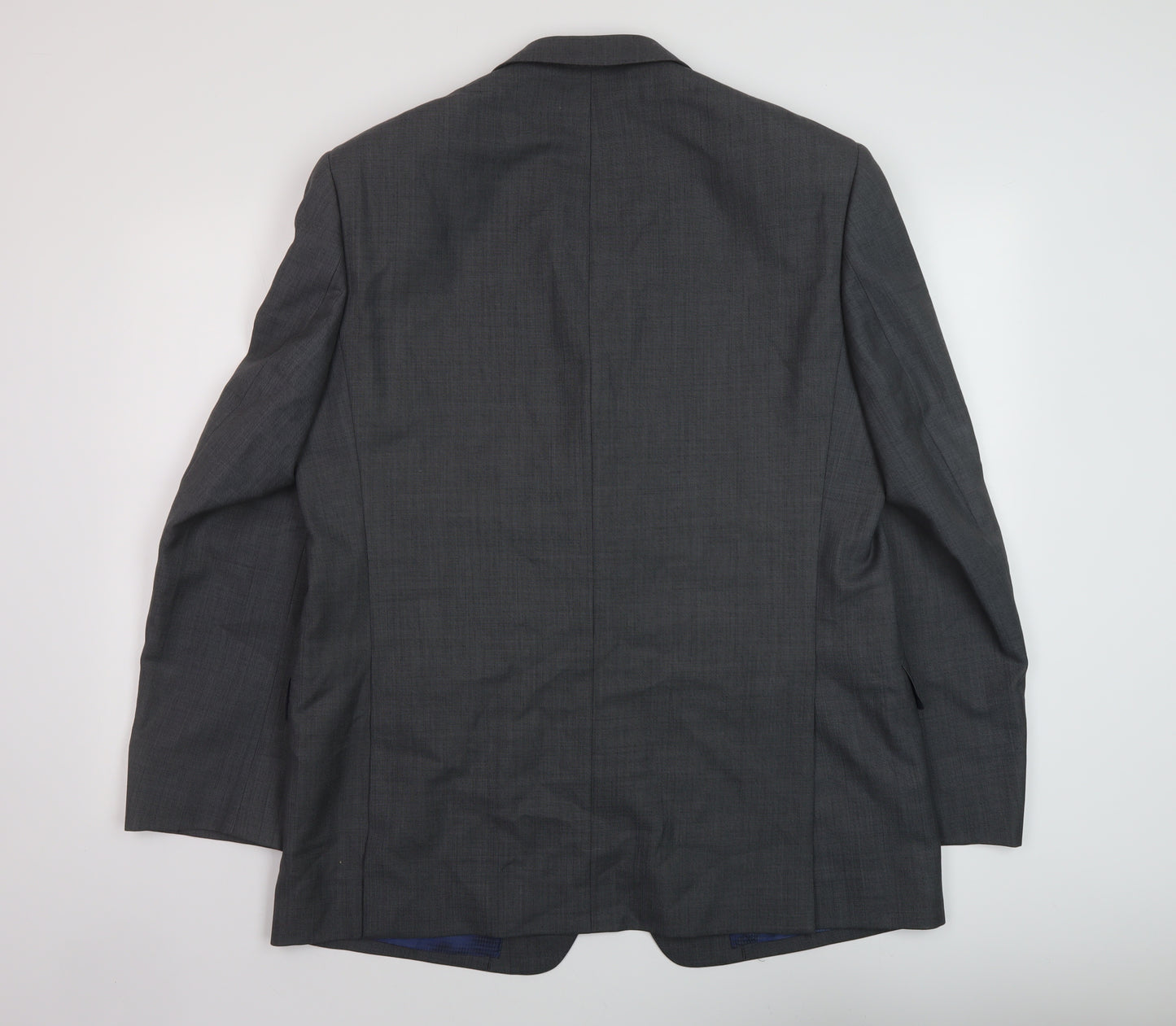 Marks and Mens Grey Wool Jacket Suit Jacket Size 42 Regular