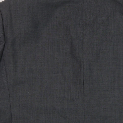 Marks and Mens Grey Wool Jacket Suit Jacket Size 42 Regular