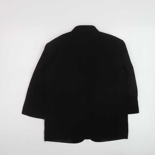 VivaKi Womens Black Jacket Size 8 Button