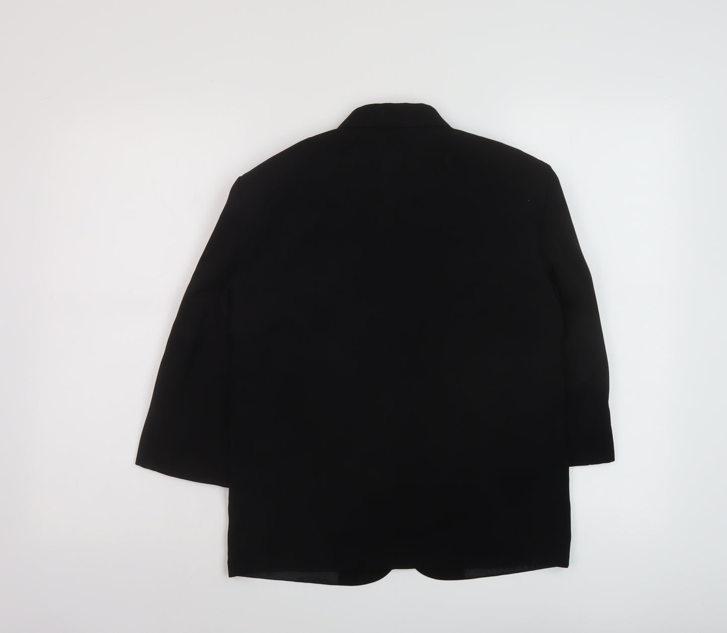 VivaKi Womens Black Jacket Size 8 Button